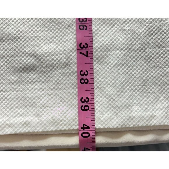 Vtg DON SOPHISTICATES Women Dress Sz M White Eyelet Sleeveless Summer 33-6 - Picture 10 of 11